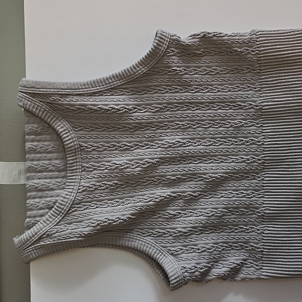 Nikibiki Textured Gray Women's Tank Top